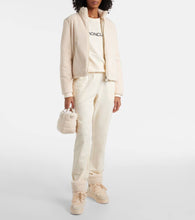 Moncler Polignac cropped teddy down jacket