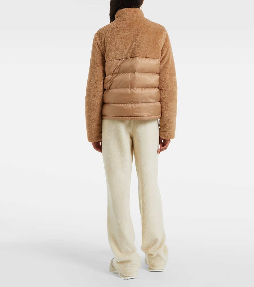 Moncler Polignac teddy and down jacket