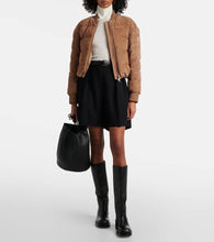 Moncler Pollet suede down jacket