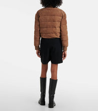 Moncler Pollet suede down jacket
