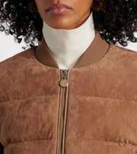 Moncler Pollet suede down jacket