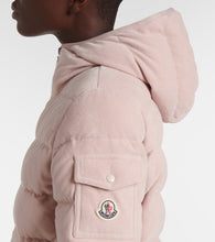 Moncler Quilted cotton terry down jacket
