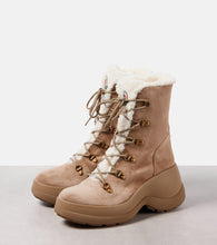 Moncler Resile Trek suede lace-up boots