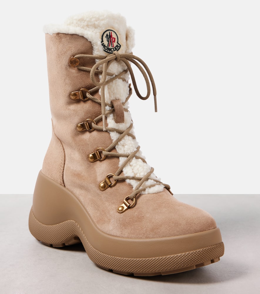 Moncler Resile Trek suede lace-up boots