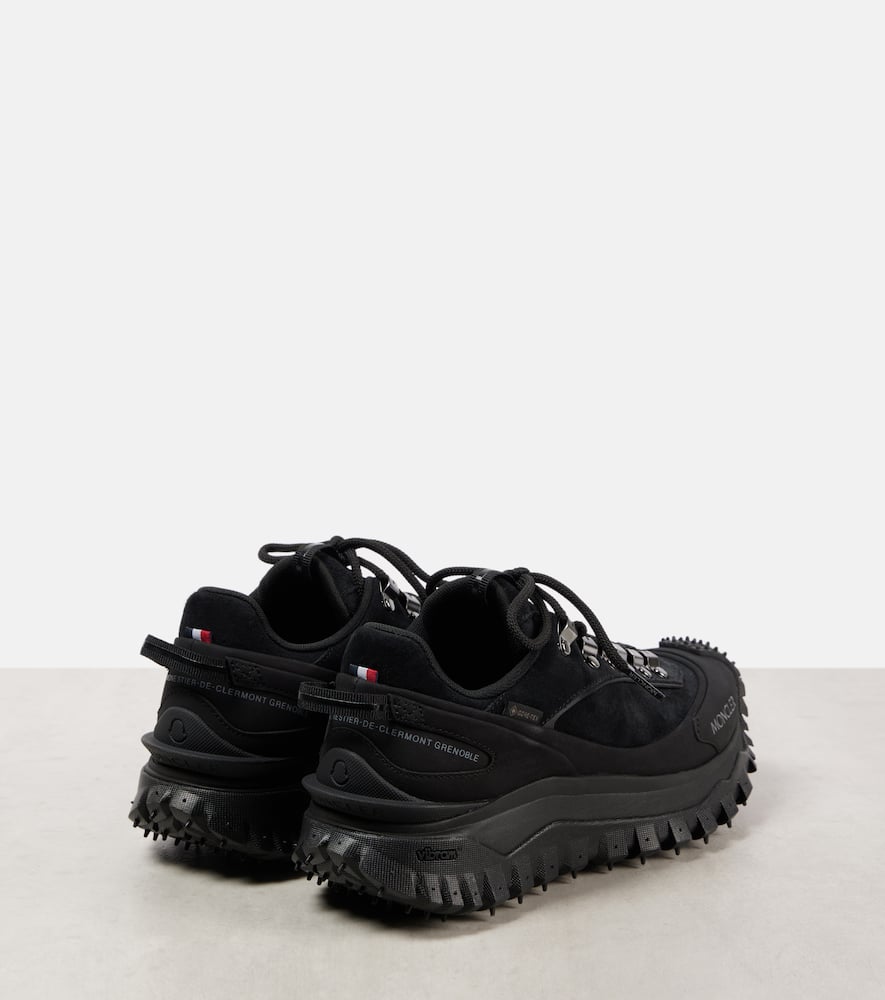 Moncler Trailgrip Apex leather and suede sneakers