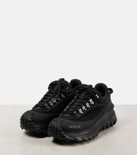 Moncler Trailgrip Apex leather and suede sneakers