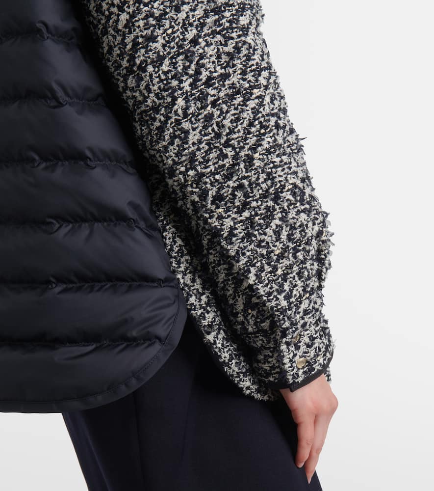 Moncler Tweed bomber jacket