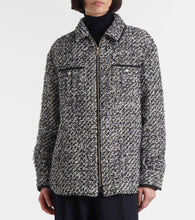 Moncler Tweed bomber jacket