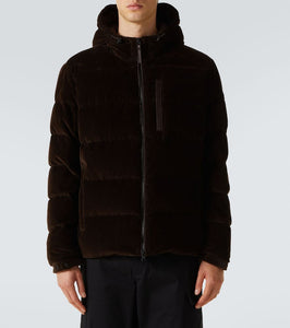 Moncler Vederna cotton corduroy down jacket