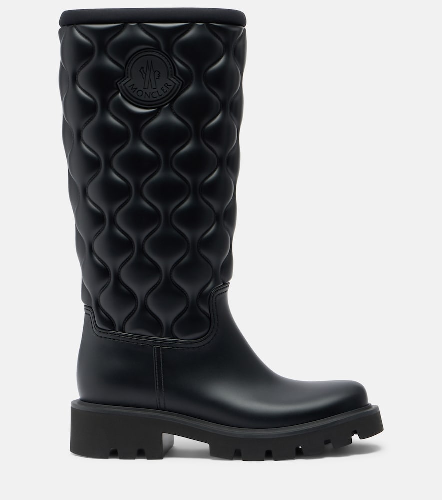 Moncler Kickstream rain boots - Black Flat Boots