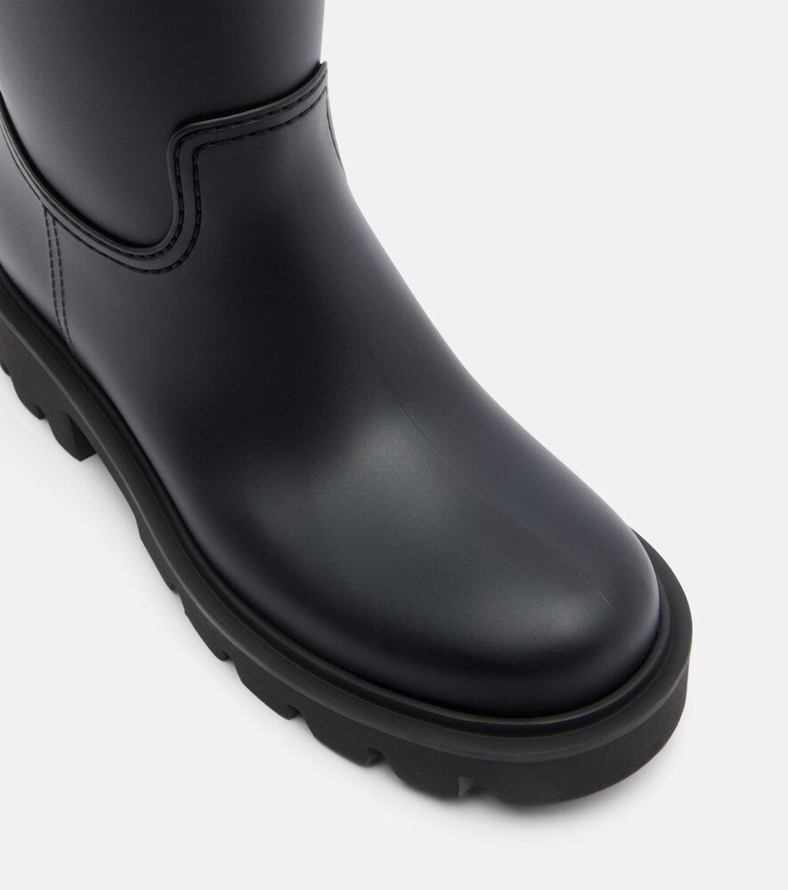 Moncler Kickstream rain boots - Black Flat Boots