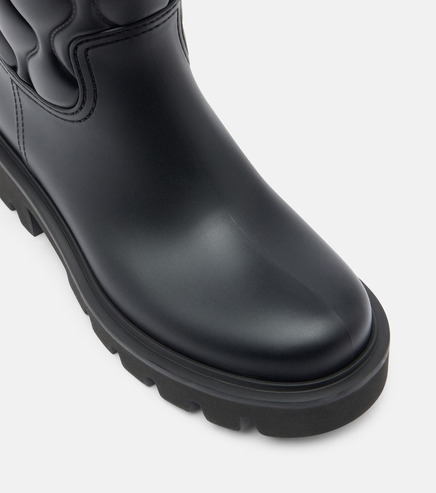 Moncler Kickstream rain boots - Black Flat Boots