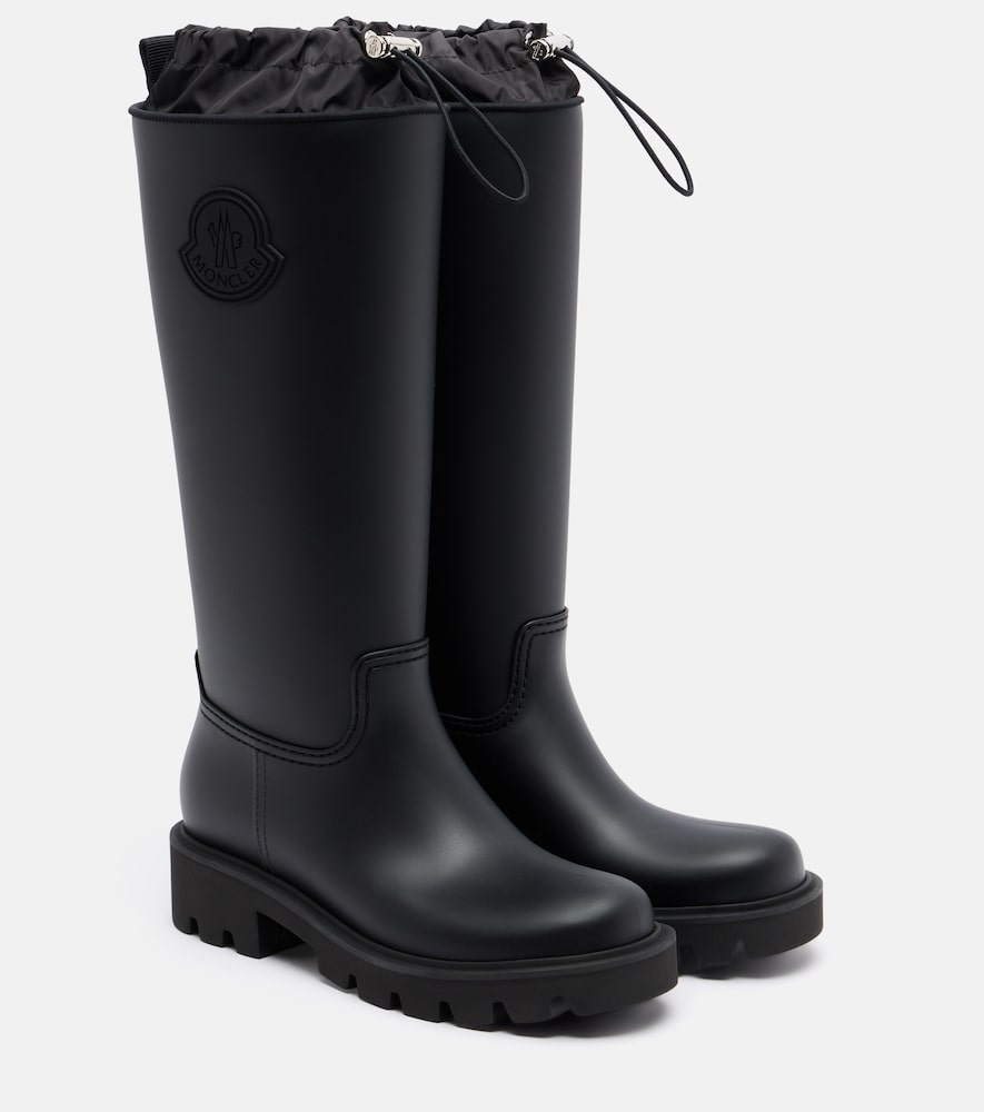 Moncler Kickstream rain boots - Black Flat Boots