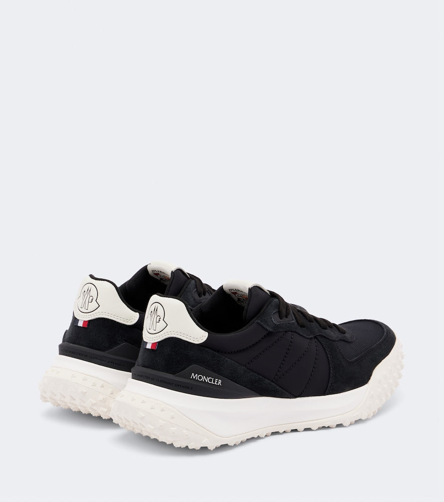 Moncler Moncler CityTrek suede-trimmed sneakers in Black - Low-Top Sneakers