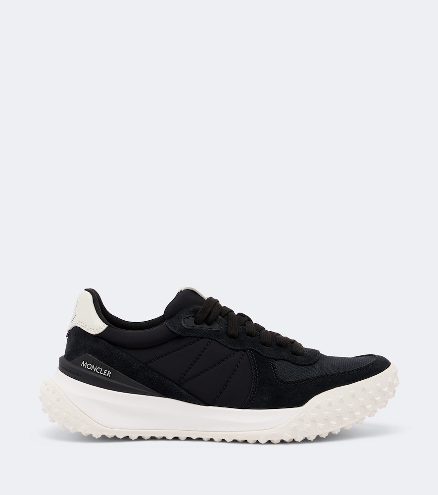 Moncler Moncler CityTrek suede-trimmed sneakers in Black - Low-Top Sneakers