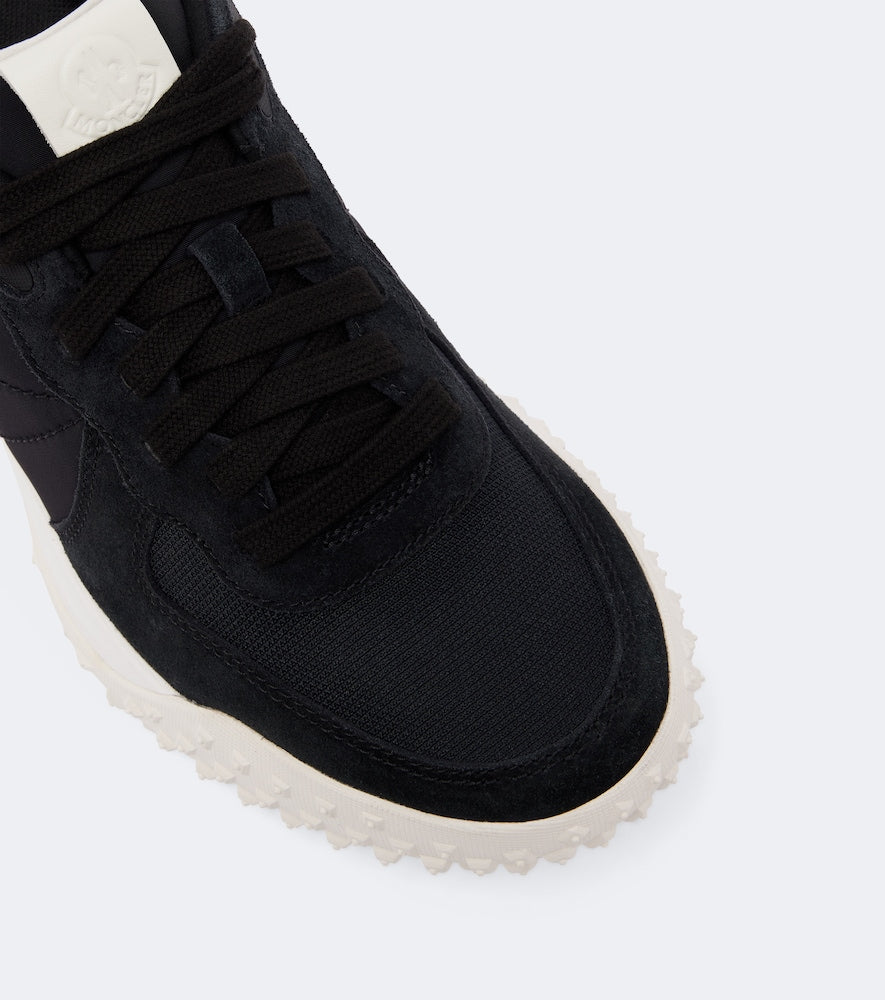 Moncler Moncler CityTrek suede-trimmed sneakers in Black - Low-Top Sneakers