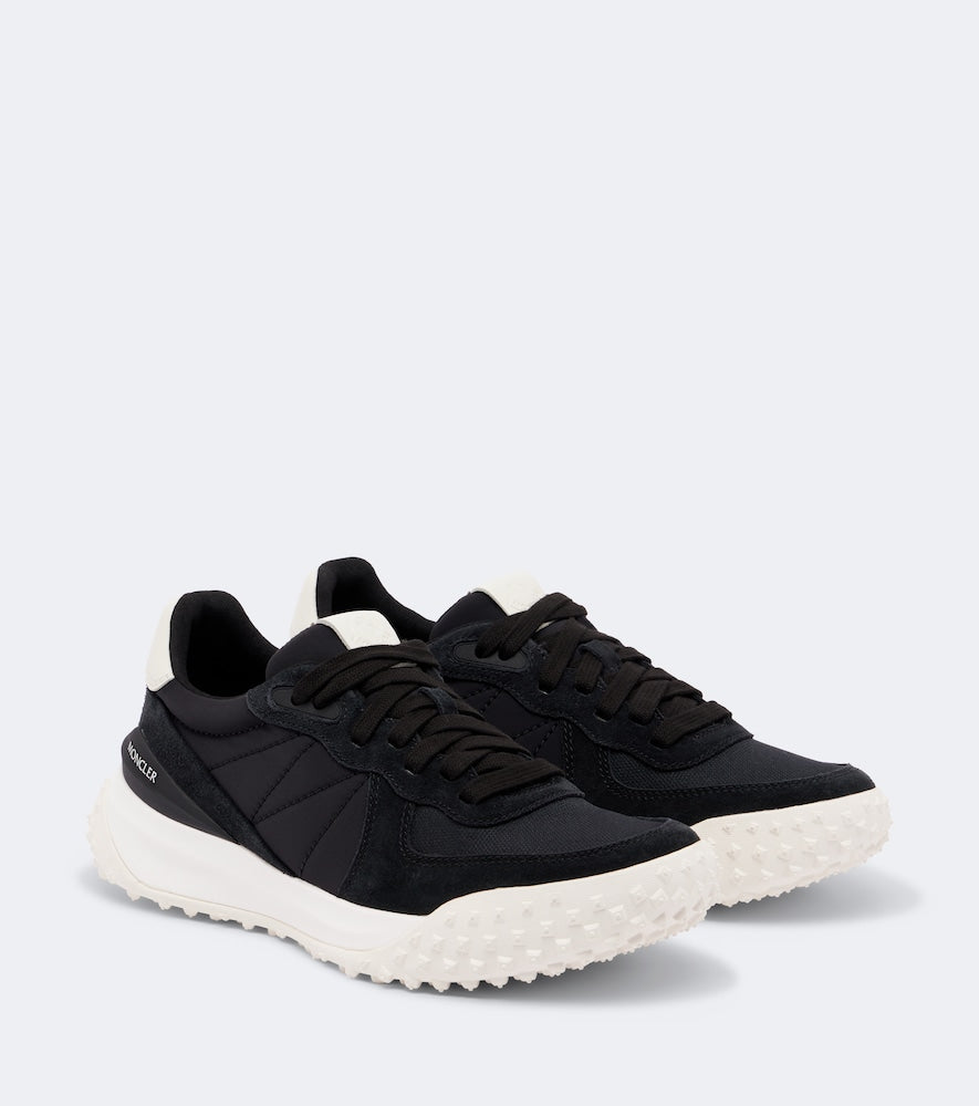 Moncler Moncler CityTrek suede-trimmed sneakers in Black - Low-Top Sneakers