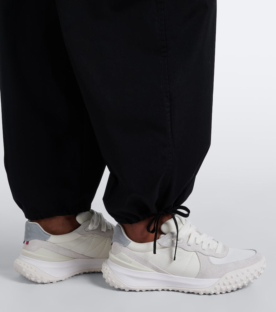 Moncler Moncler CityTrek suede-trimmed sneakers (White) - Low-Top Sneakers