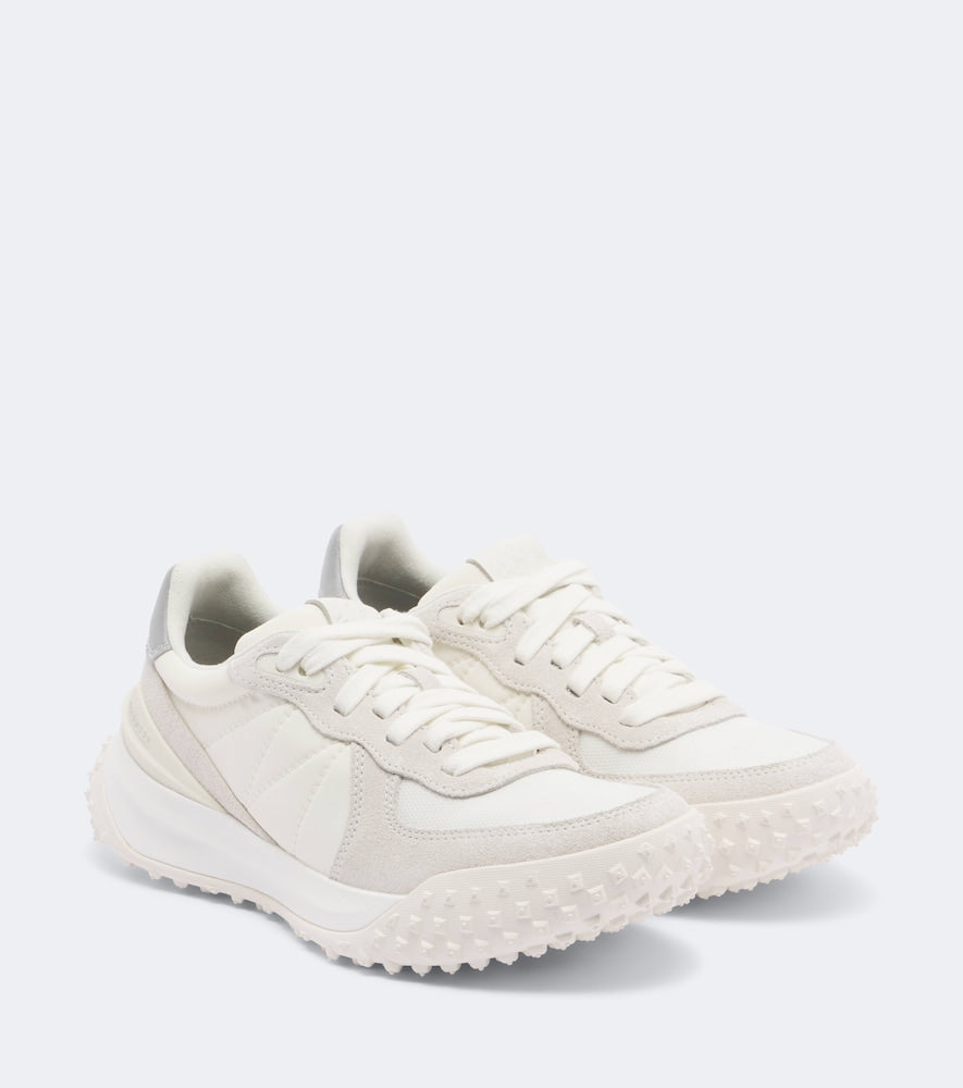 Moncler Moncler CityTrek suede-trimmed sneakers (White) - Low-Top Sneakers