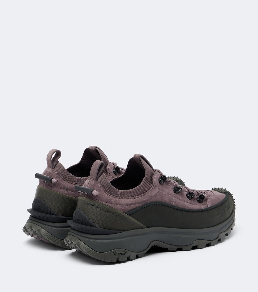 Moncler Trailgrip Lite3 suede sneakers in Purple - Low-Top Sneakers