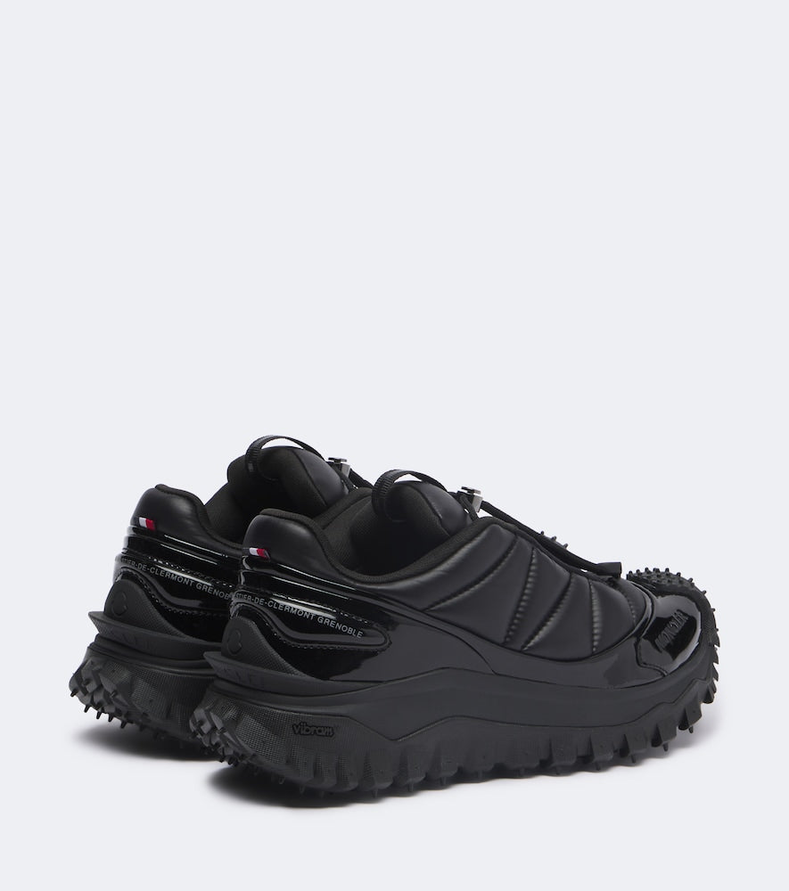 Moncler Trailgrip Puffer leather-trimmed sneakers in Black - Low-Top Sneakers