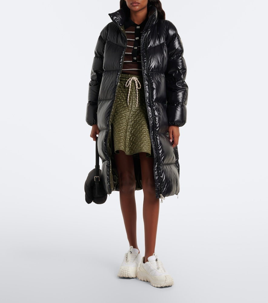 Moncler Trailgrip Puffer leather-trimmed sneakers - White Low-Top Sneakers