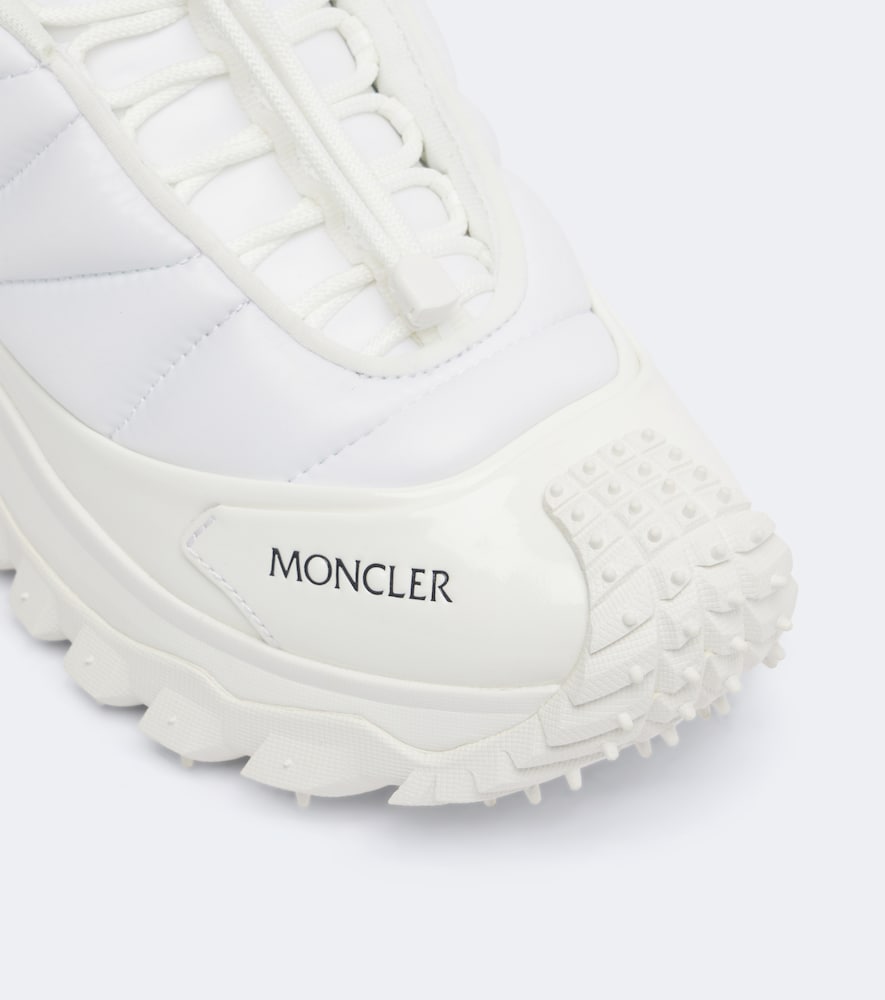 Moncler Trailgrip Puffer leather-trimmed sneakers - White Low-Top Sneakers