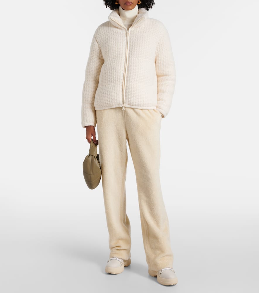 Moncler Wool and alpaca-blend down jacket