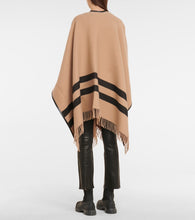 Moncler Wool logo cape