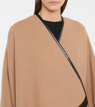 Moncler Wool logo cape