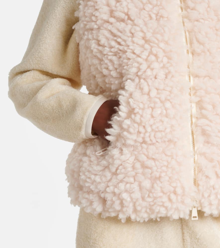 Moncler Wourl teddy down vest