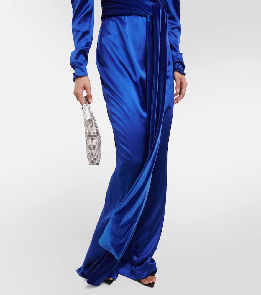 Monique Lhuillier Silk satin gown