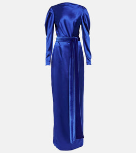 Monique Lhuillier Silk satin gown