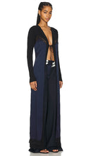 Monse Lingerie Maxi Cardigan in Navy