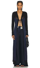 Monse Lingerie Maxi Cardigan in Navy - Monse Lingerie Maxi Cardigan en Bleu Marine - Monse Lingerie 海军蓝长开衫 - Monse Lingerie Maxi-Cardigan in Marineblau - Monse Lingerie 맥시 가디건 네이비 색상 - Maxi cardigan Monse Lingerie in blu marino