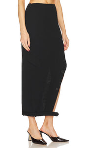 Monse Slit Skirt in Black