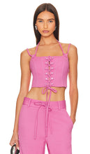 Monse Stud Lacing Bustier in Pink - Bustier à lacets Monse en rose - 粉色 Monse 铆钉系带紧身胸衣 - Monse-Bustier mit Nietenschnürung in Rosa - Monse 스터드 레이싱 뷔스티에 핑크 색상 - Bustino con allacciatura Monse Stud in rosa