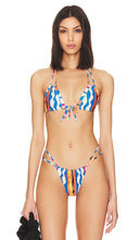 Montce Swim Euro Bow Bikini Top in Blue - Montce Swim - Haut de bikini à nœud européen - Bleu - Montce Swim 蓝色欧洲蝴蝶结比基尼上衣 - Montce Swim Euro Bow Bikinioberteil in Blau - Montce Swim 유로 보우 비키니 탑 블루 색상 - Top bikini Montce Swim Euro Bow in blu