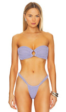 Montce Swim Tori Ties Bandeau Bikini Top in Lavender - Montce Swim - Tori Ties - Haut de bikini bandeau - Lavande - Montce Swim Tori 系带淡紫色抹胸比基尼上衣 - Montce Swim Tori Ties Bandeau-Bikinioberteil in Lavendel - Montce Swim Tori Ties 반두 비키니 탑 - Top bikini a fascia Montce Swim Tori Ties in lavanda