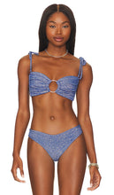 Montce Swim Tori Ties Bandeau Bikini Top in Navy - Montce Swim - Tori Ties - Haut de bikini bandeau - Bleu marine - Montce Swim Tori 海军蓝系带抹胸比基尼上衣 - Montce Swim Tori Ties Bandeau-Bikinioberteil in Marineblau - Montce Swim Tori Ties 반두 비키니 탑 네이비 색상 - Top bikini a fascia Montce Swim Tori Ties in blu scuro