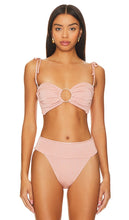 Montce Swim Tori Ties Bikini Top in Pink