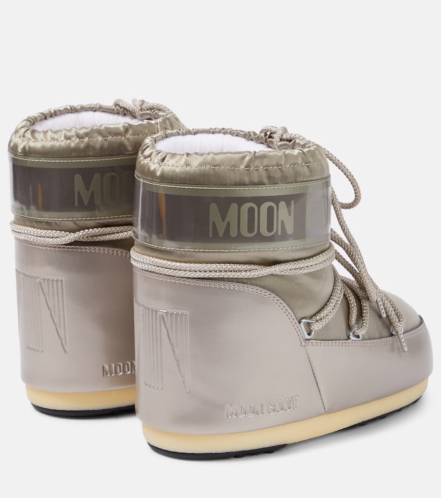 Moon Boot Icon Low Glance satin snow boots