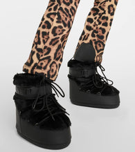 Moon Boot Icon Low faux fur-trimmed snow boots