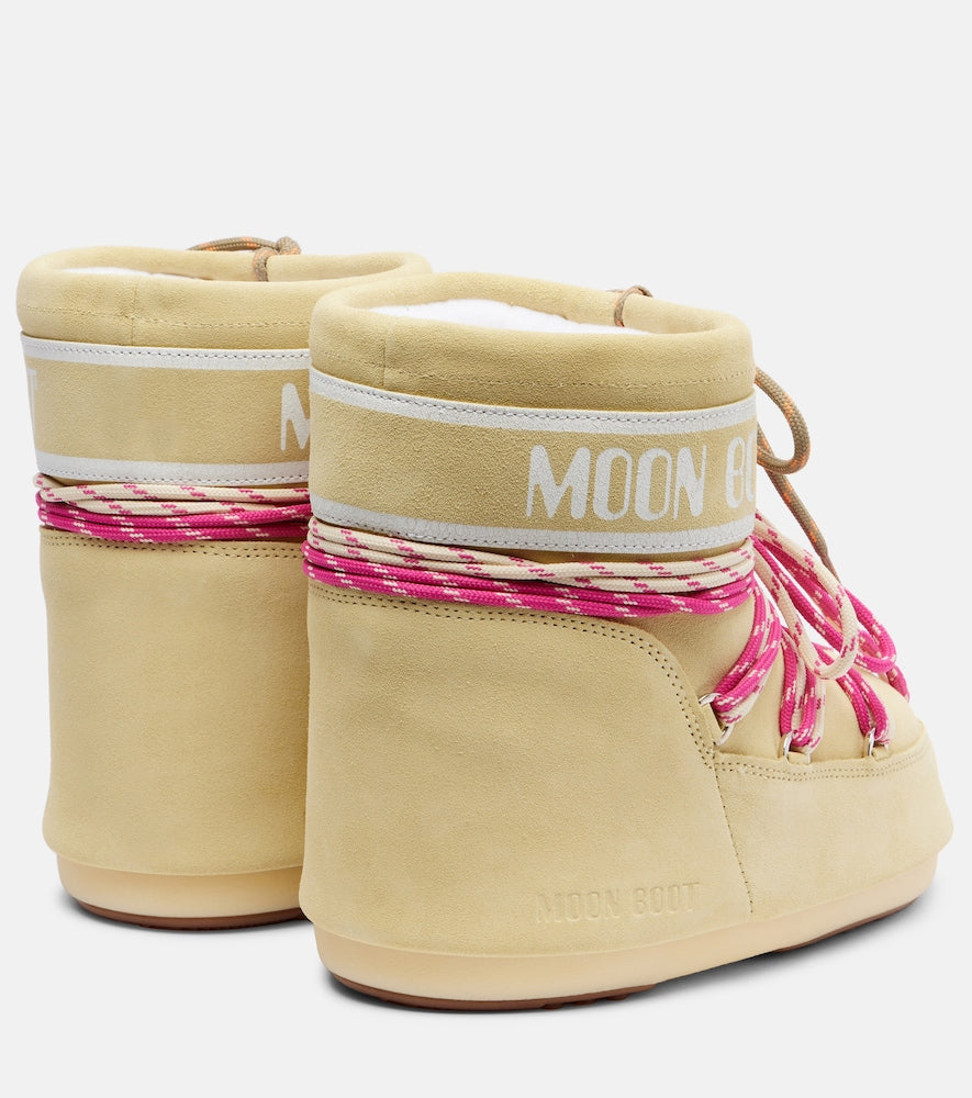 Moon Boot Icon Low suede snow boots