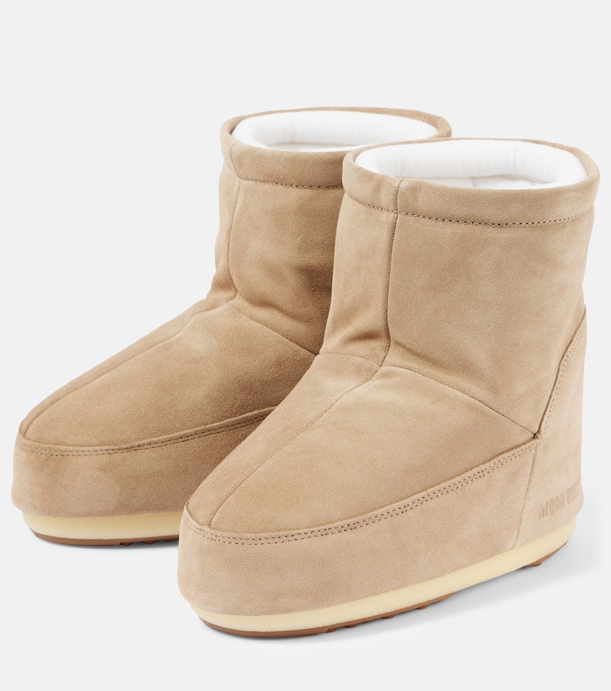 Moon Boot Icon Low suede snow boots