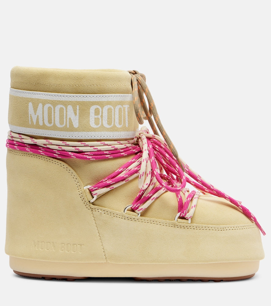 Moon Boot Icon Low suede snow boots