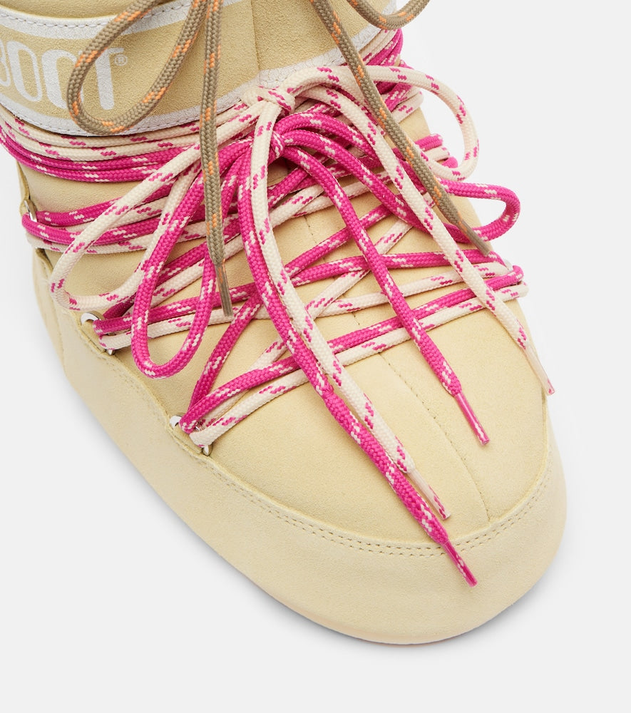 Moon Boot Icon Low suede snow boots
