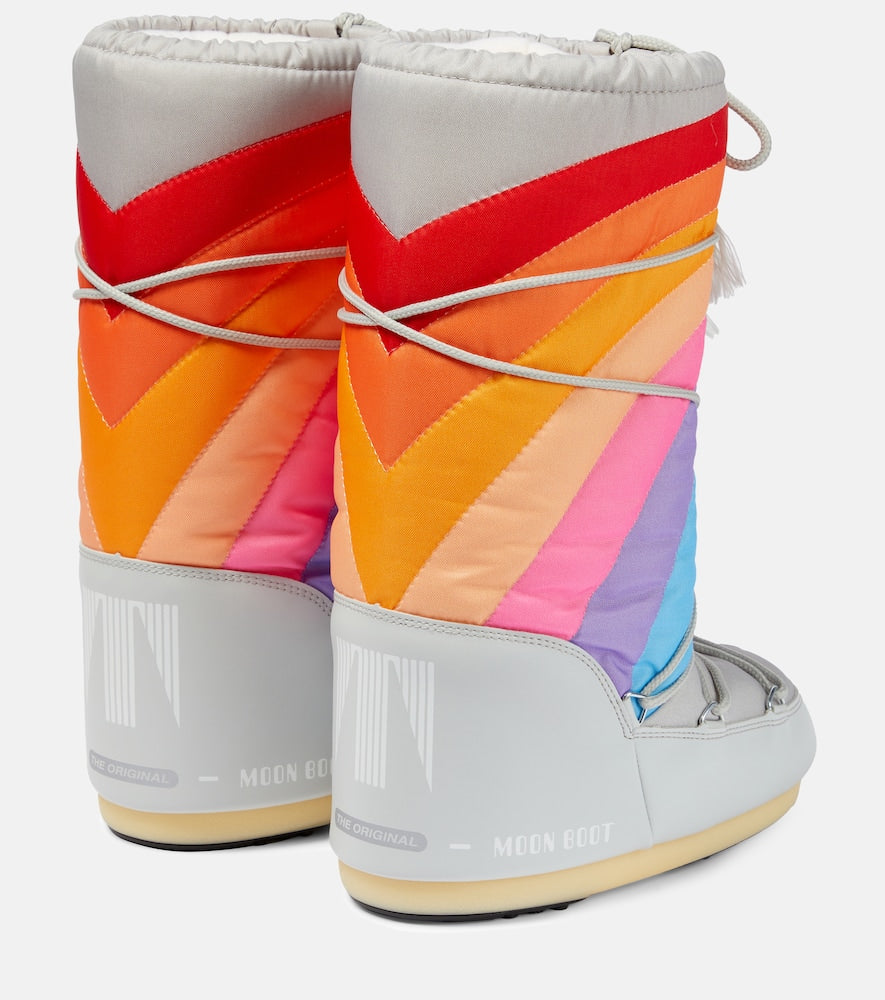 Moon Boot Icon Rainbow snow boots