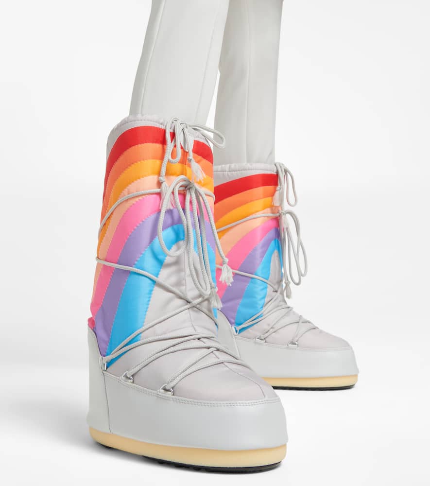 Moon Boot Icon Rainbow snow boots
