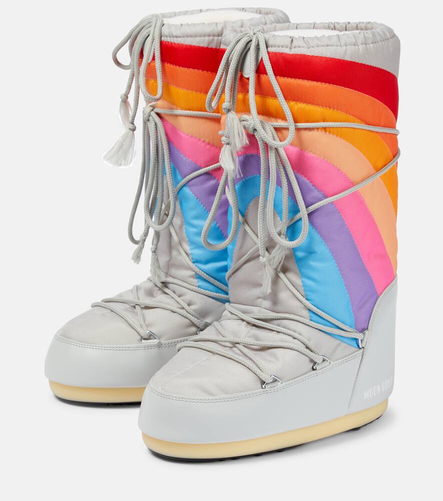Moon Boot Icon Rainbow snow boots